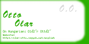 otto olar business card